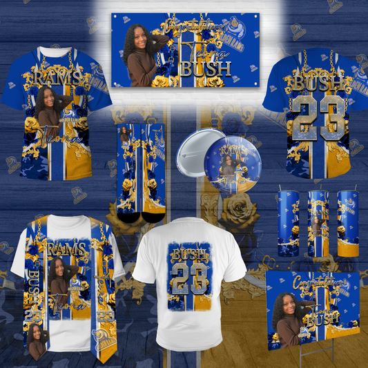 Custom 3D Shirt - MK EYE CATCHING EVENTFUL CREATIONS LLC