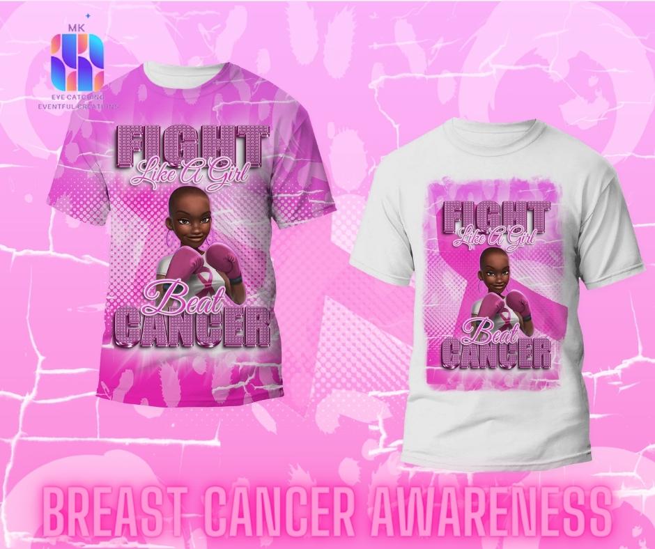 BREAST CANCER AWARENESS T SHIRT - MK EYE CATCHING EVENTFUL CREATIONS LLC