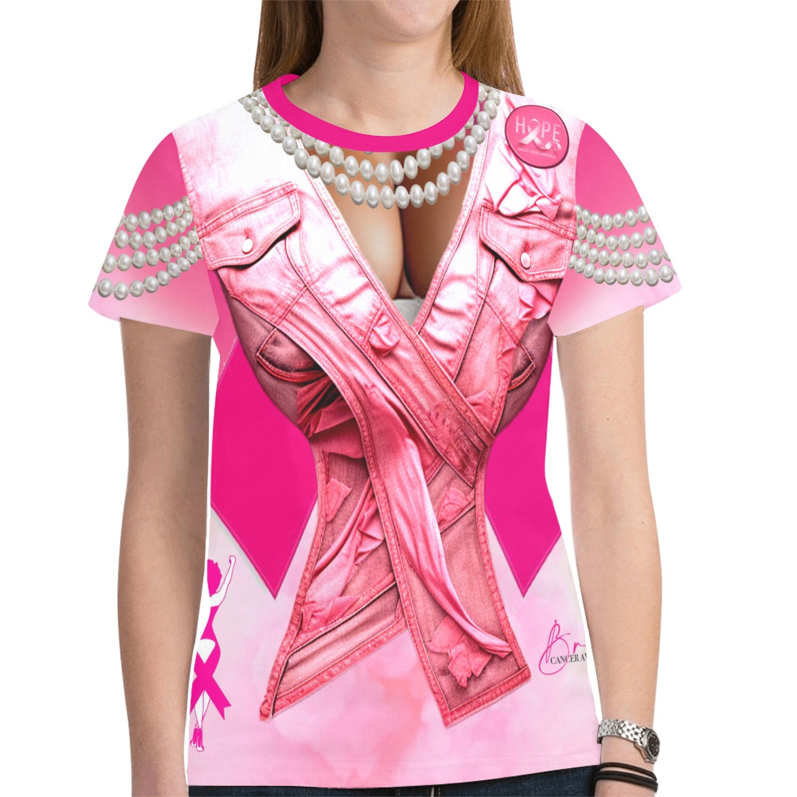BREAST CANCER AWARENESS 3D SHIRT - MK EYE CATCHING EVENTFUL CREATIONS LLC
