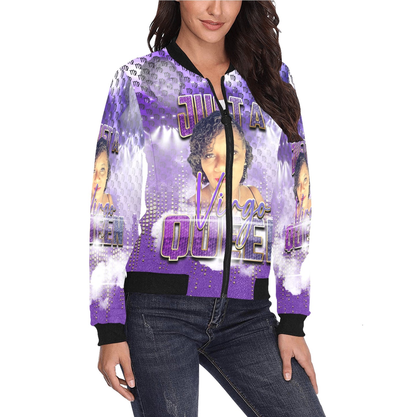 CUSTOM BOMBER JACKET - MK EYE CATCHING EVENTFUL CREATIONS LLC