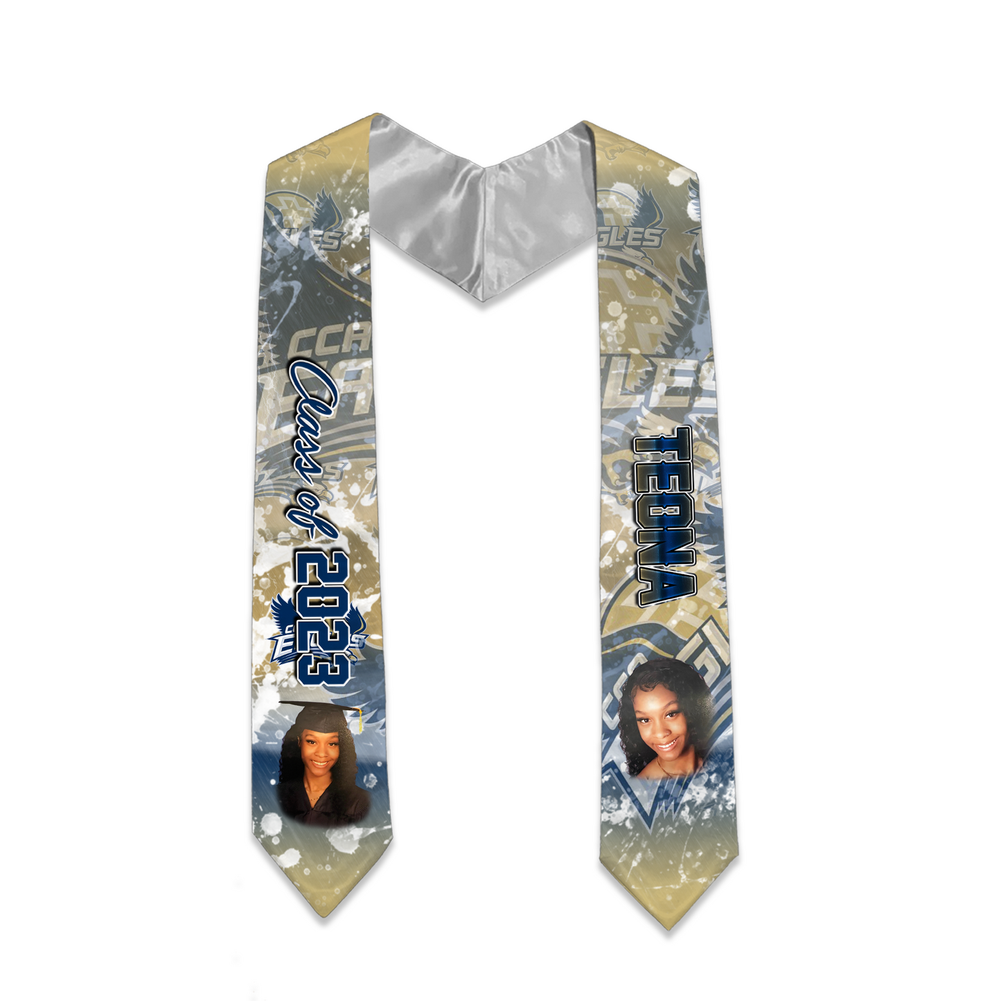 Custom Graduation Stole - MK EYE CATCHING EVENTFUL CREATIONS LLC