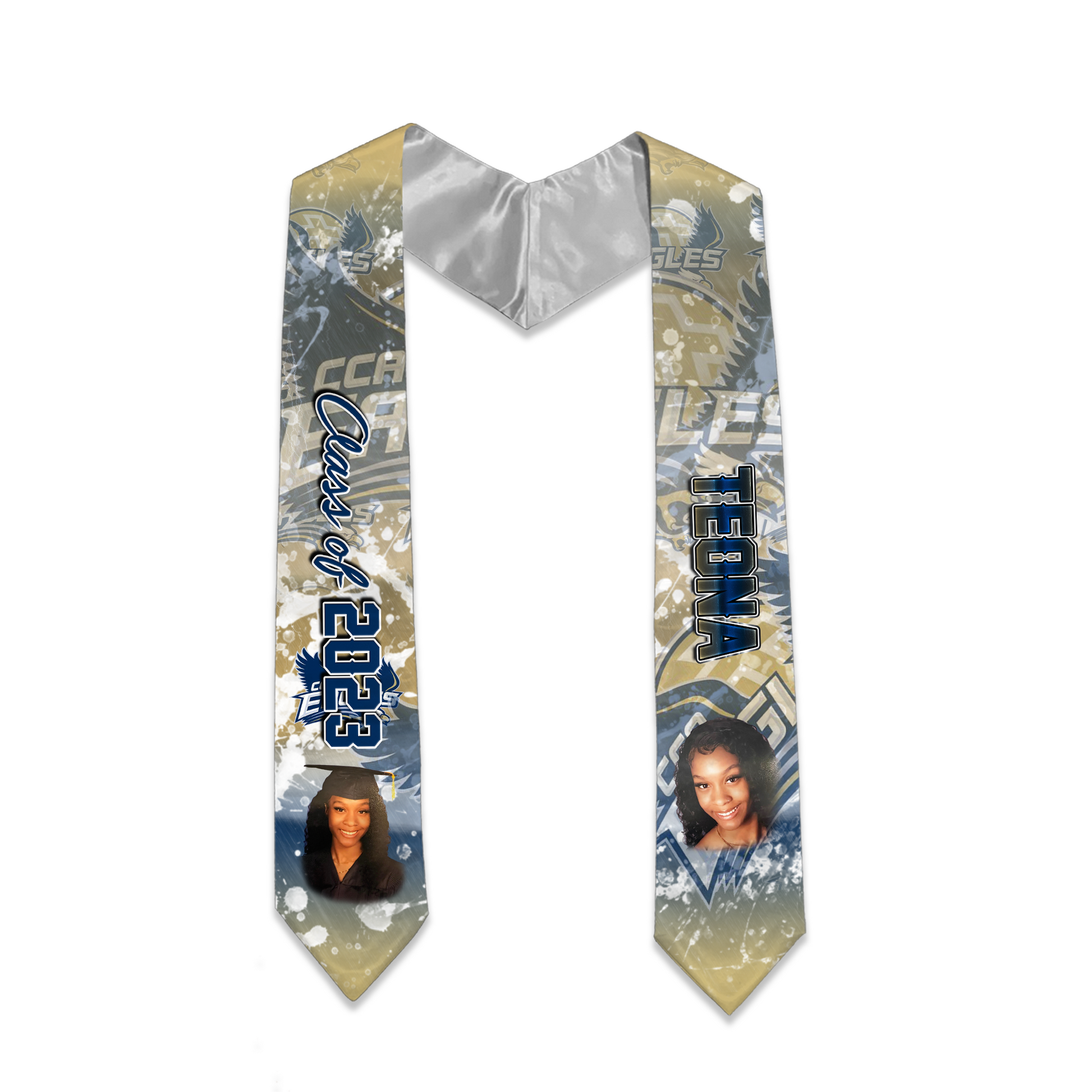 Custom Graduation Stole - MK EYE CATCHING EVENTFUL CREATIONS LLC
