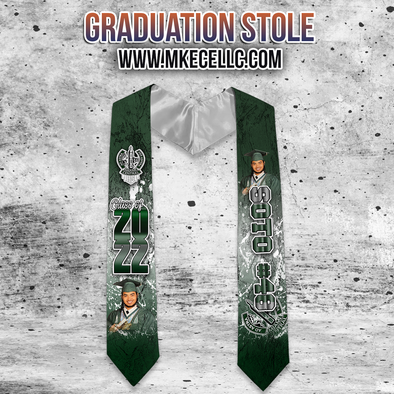 Custom Graduation Stole - MKECE CREATIONS