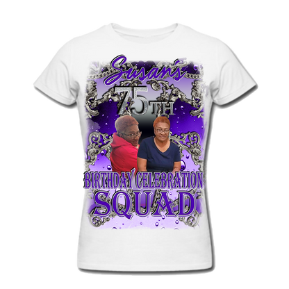 Custom Center Print Shirt - MK EYE CATCHING EVENTFUL CREATIONS LLC